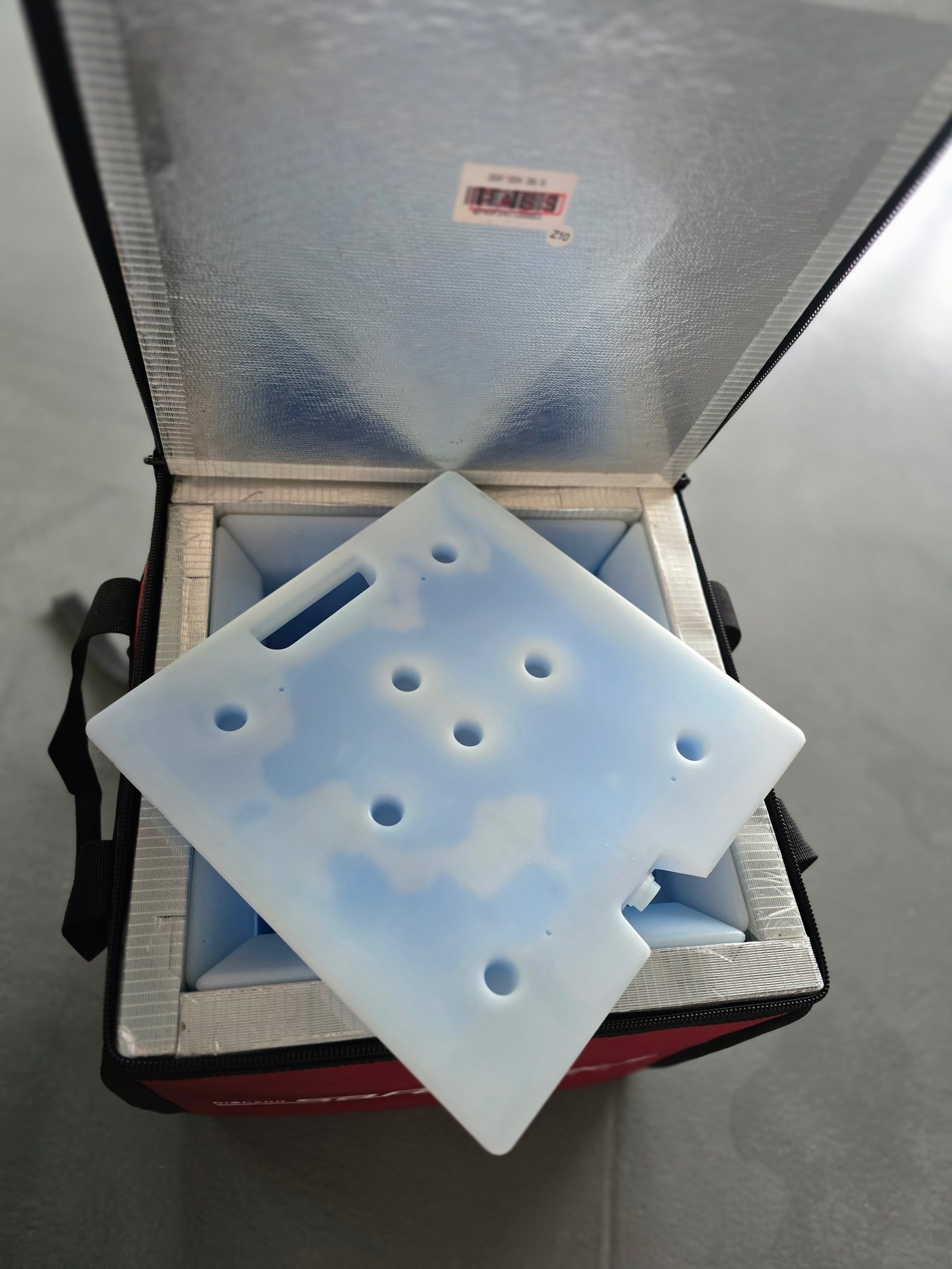 SafePack PCM element inside the container