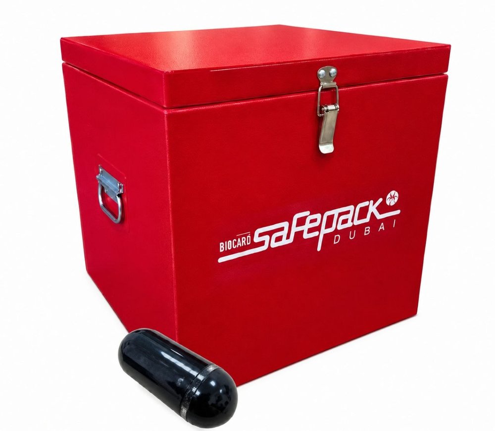 A reusable SafePack Dubai thermal box